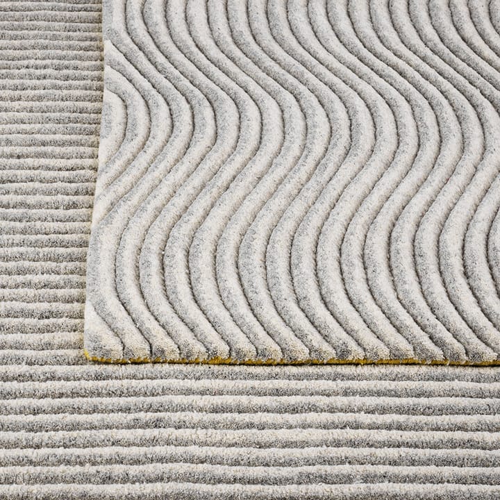 Dunes Wave rug, Light grey, 170x240 cm Kateha