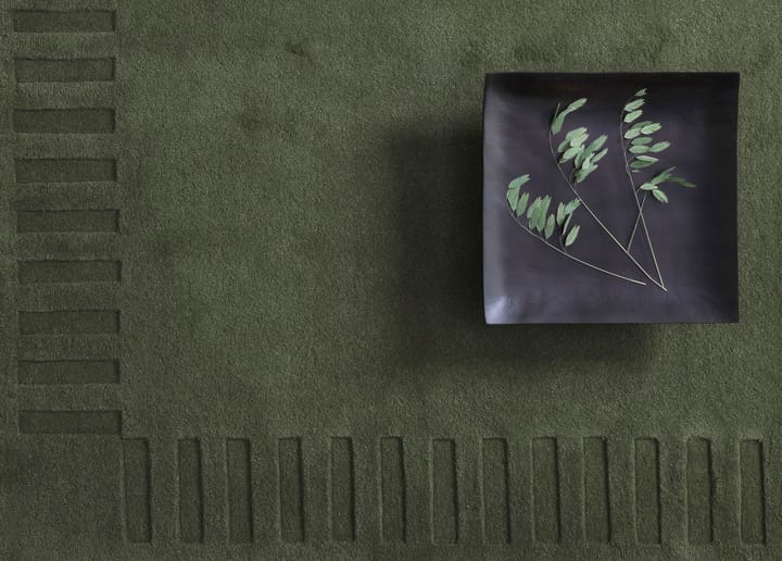 Lea original wool rug - Green-18, 170x240 cm - Kateha
