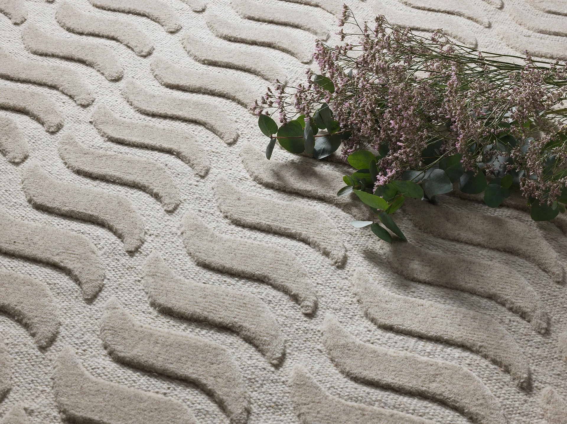 Mimic rug, Linen, 170x240 cm Kateha