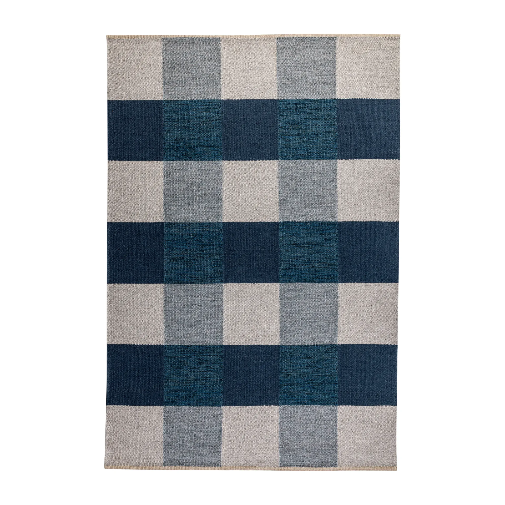 Night and Day handwoven rug 170x240 cm, Blue 200x300 cm Kateha