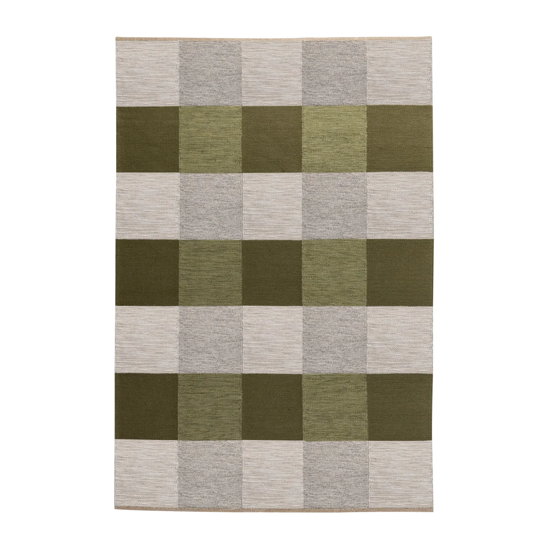 Night and Day handwoven rug 170x240 cm, Green 170x240 cm Kateha