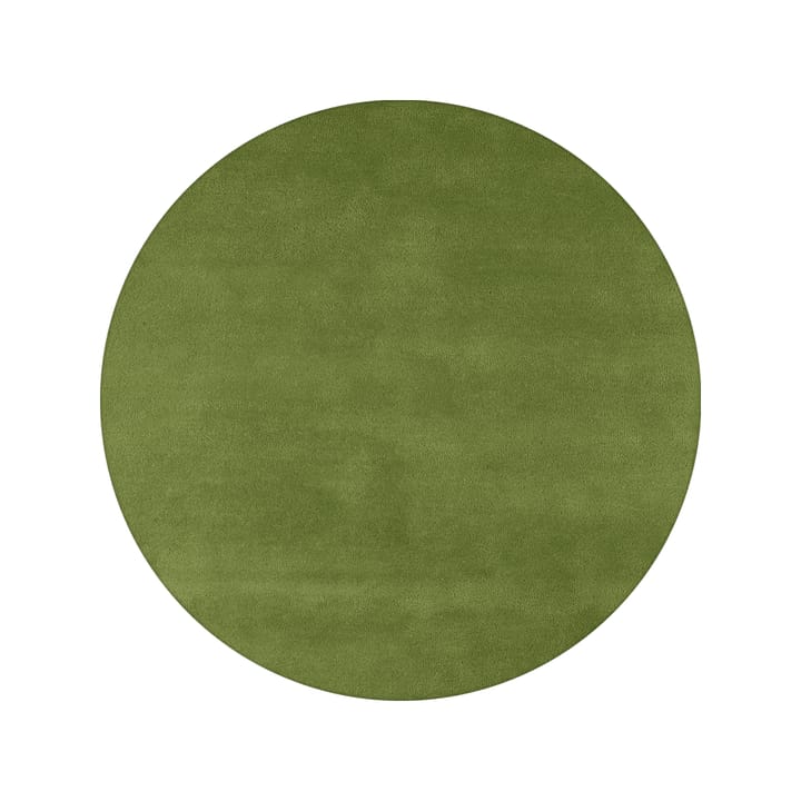 Sencillo rug round - Green, 220 cm - Kateha