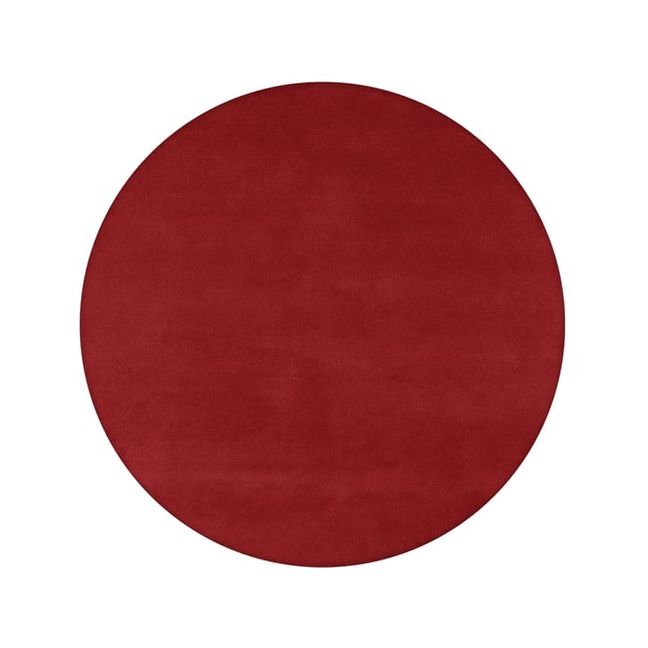 Sencillo rug round - Red, 220 cm - Kateha