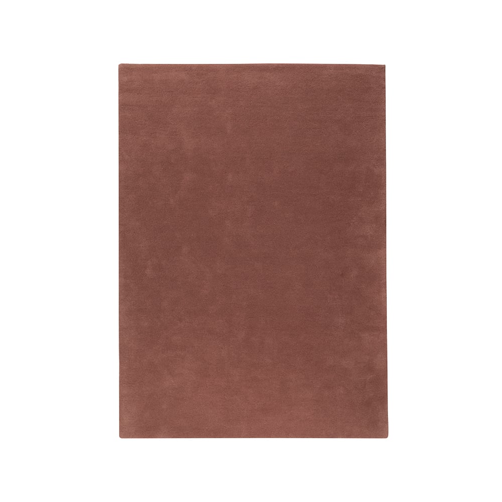 Kateha Sencillo rug Rust-45, 170x240 cm | Scandinavian Design | Wool rugs | Brown