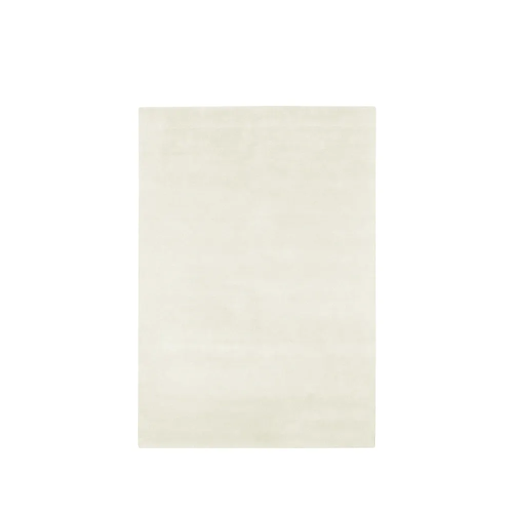 Kateha Sencillo rug White, 170x240 cm | Scandinavian Design | Wool rugs | White