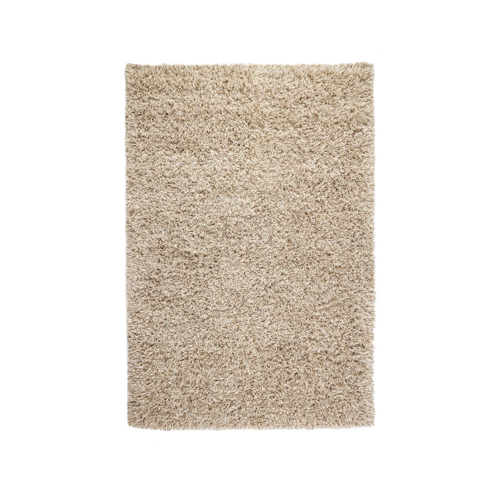 Kateha Shaggy rug White/beige, 170x240 cm | Scandinavian Design | Wool rugs | White