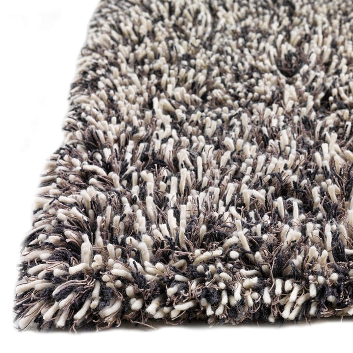 Shaggy rug - White/charcoal, 170x240 cm - Kateha
