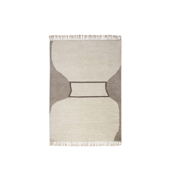Silhouette flossa rug - Natural, 170x240 cm - Kateha