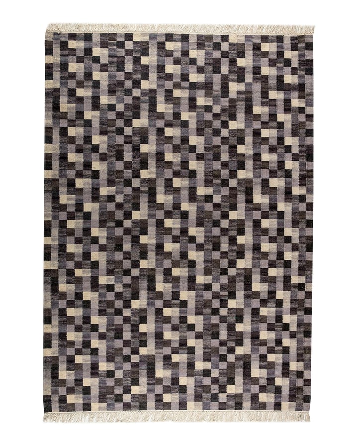 Small box handwoven rug grey - 300x200 - Kateha