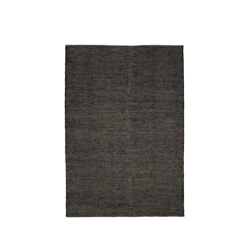Kateha Spirit rug Black, 170x240 cm | Scandinavian Design | Fringe & Deep pile rugs | Black
