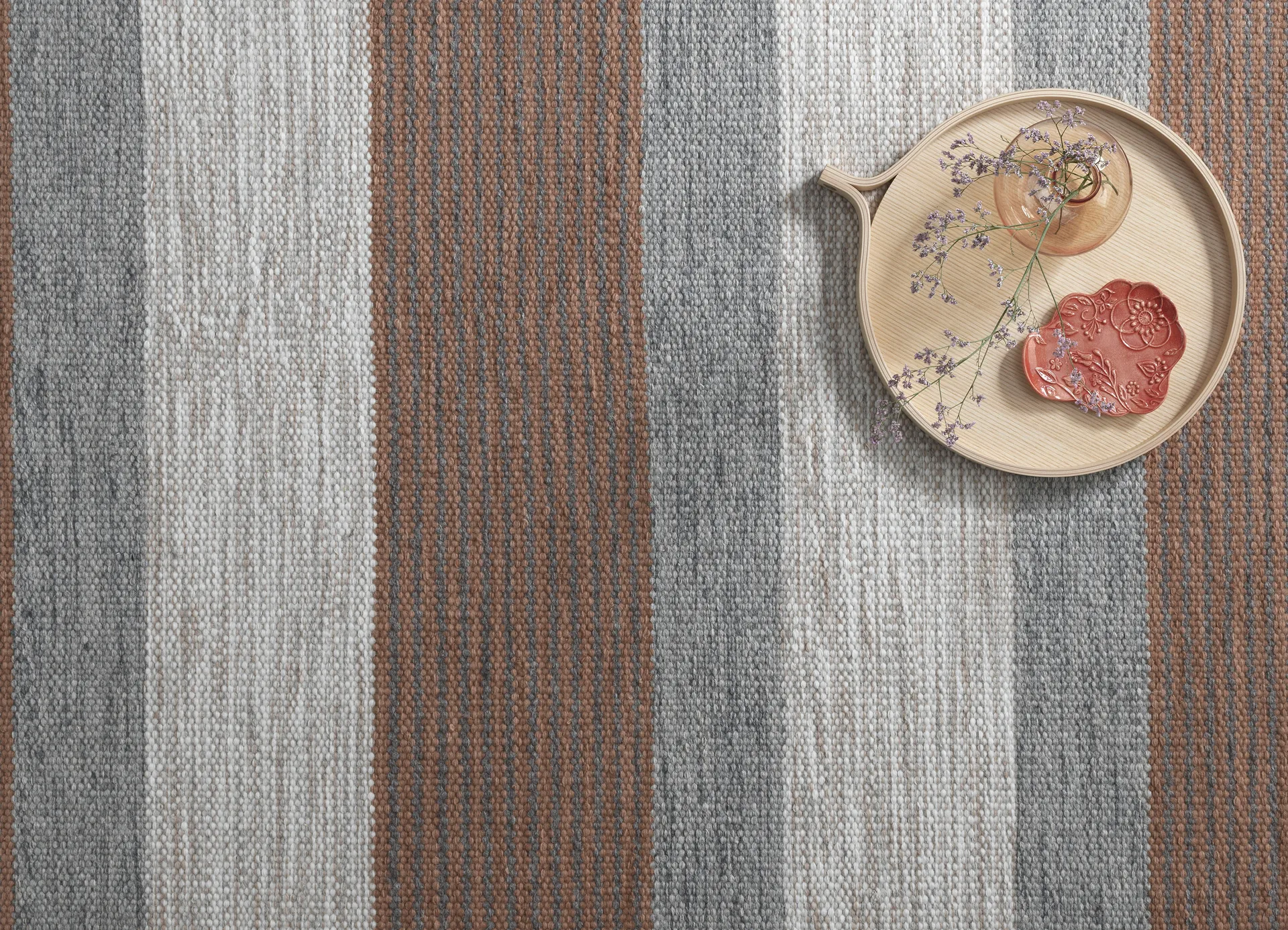 Terreno wool rug, Terra, 170x240 Kateha