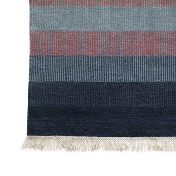 Tofta Wave rug 80x250 cm - blue - Kateha