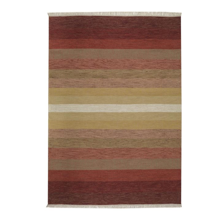 Tofta Wave rug 80x250 cm - red - Kateha