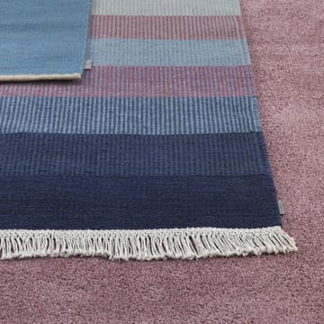 Tofta wave rug - Blue, 170x240 cm - Kateha
