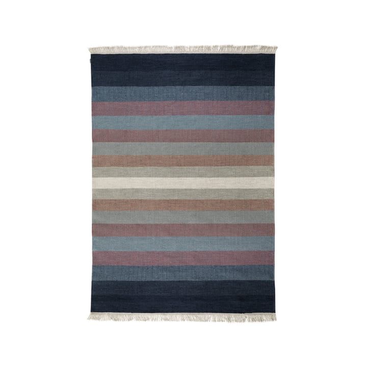 Tofta wave rug - Blue, 200x300 cm - Kateha