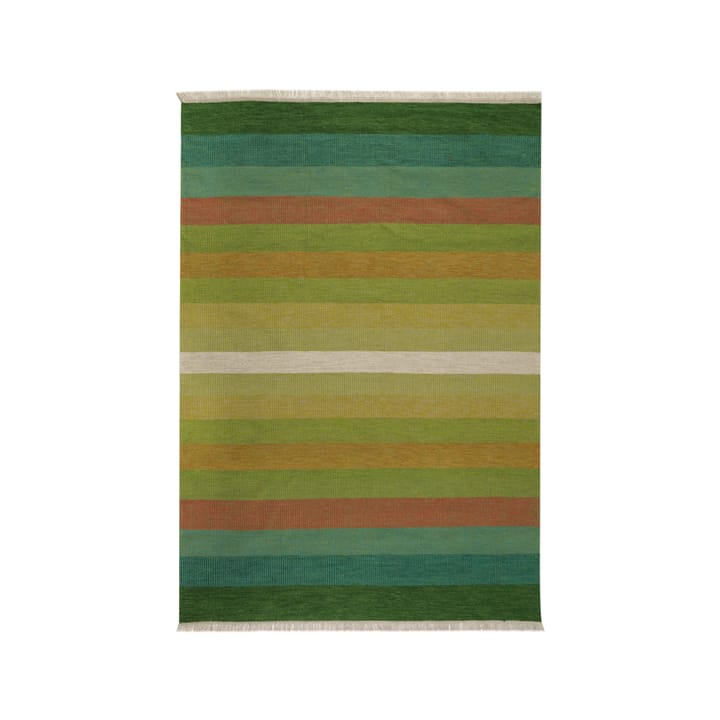 Tofta wave rug - Green, 200x300 cm - Kateha