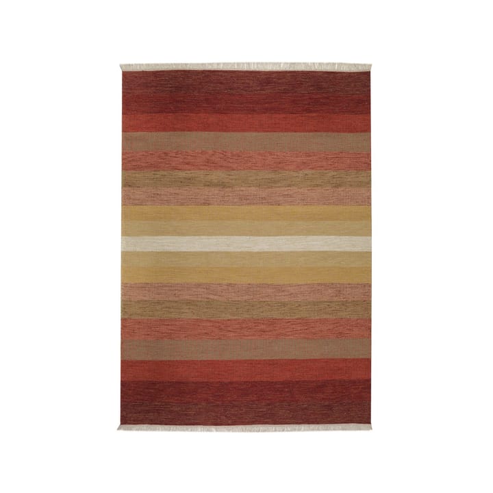 Tofta wave rug - Red, 170x240 cm - Kateha