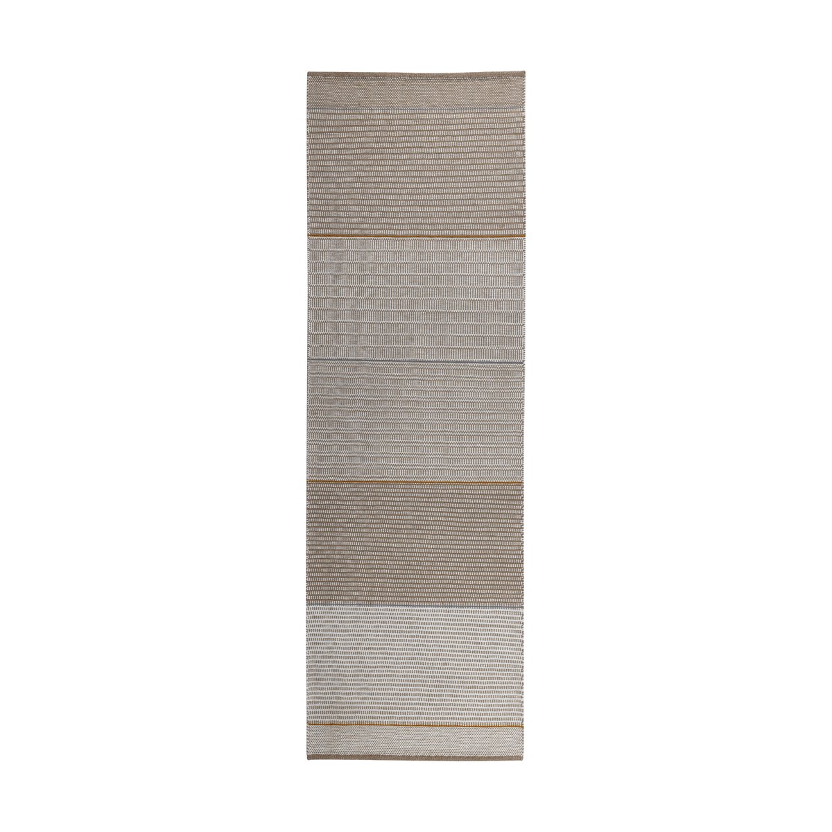Kateha Tribulus Three hallway rug Beige, 80x250 cm | Scandinavian Design | Fringe & Deep pile rugs | Beige