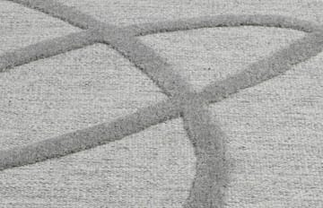 Verbena wool rug - Grey, 200x300 cm - Kateha