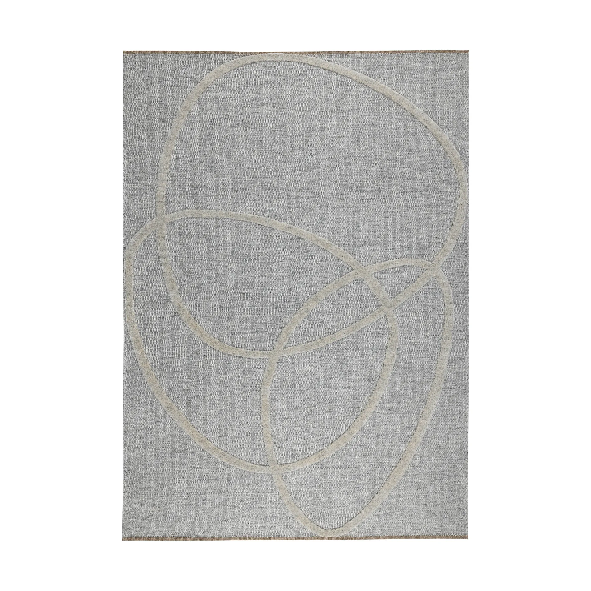 Verbena wool rug, White, 170x240 cm Kateha