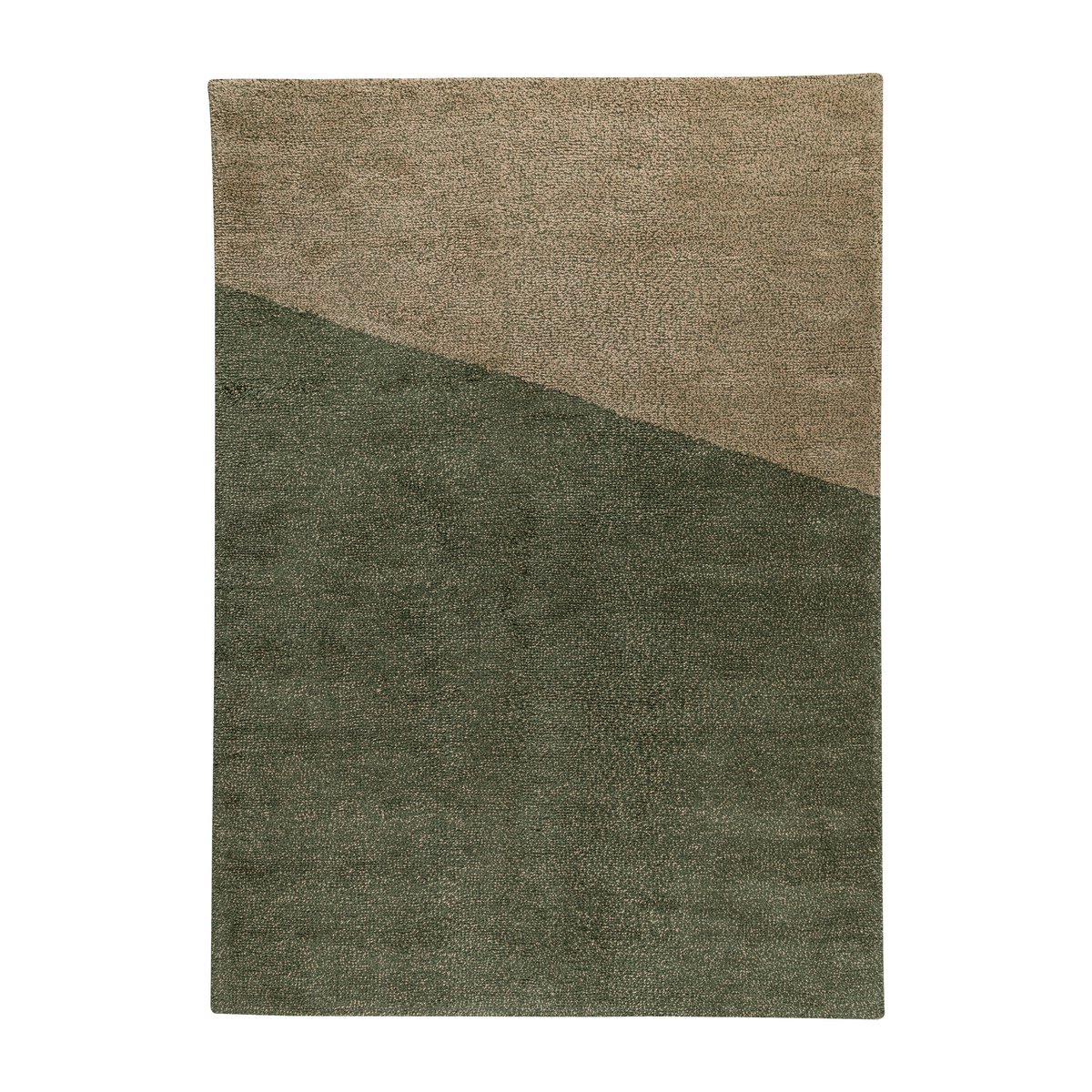 Kateha Verso rug Green 170x240 cm | Scandinavian Design | Wool rugs | Green