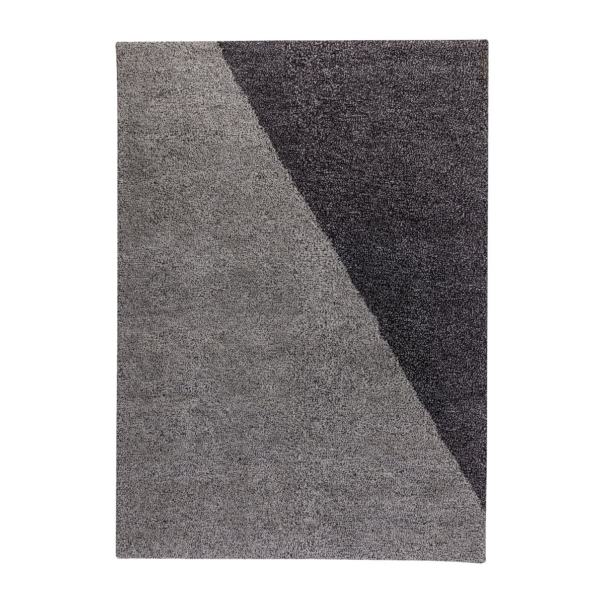 Kateha Verso rug Grey 200x300 cm | Scandinavian Design | Wool rugs | Grey