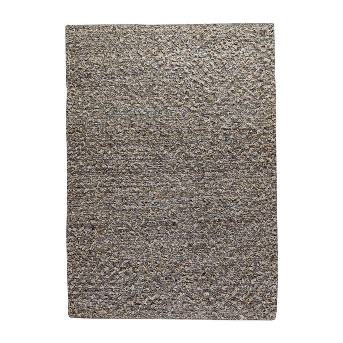 Kateha Woolly rug Light grey 170x240 cm | Scandinavian Design | Wool rugs | Grey