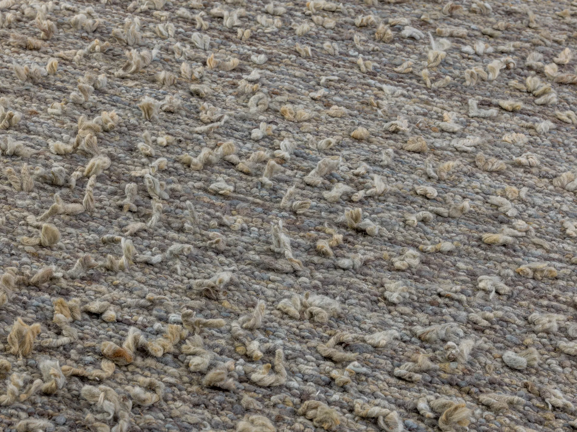 Woolly rug, Light grey 170x240 cm Kateha