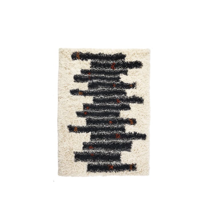 Zorbas rug - White/black, 170x240 cm - Kateha