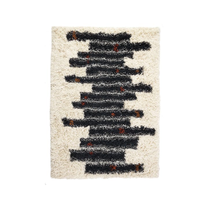 Zorbas rug - White/black, 200x300 cm - Kateha