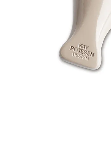 Kaj Bojesen bird keyring - Sand, natural leather - Kay Bojesen Denmark