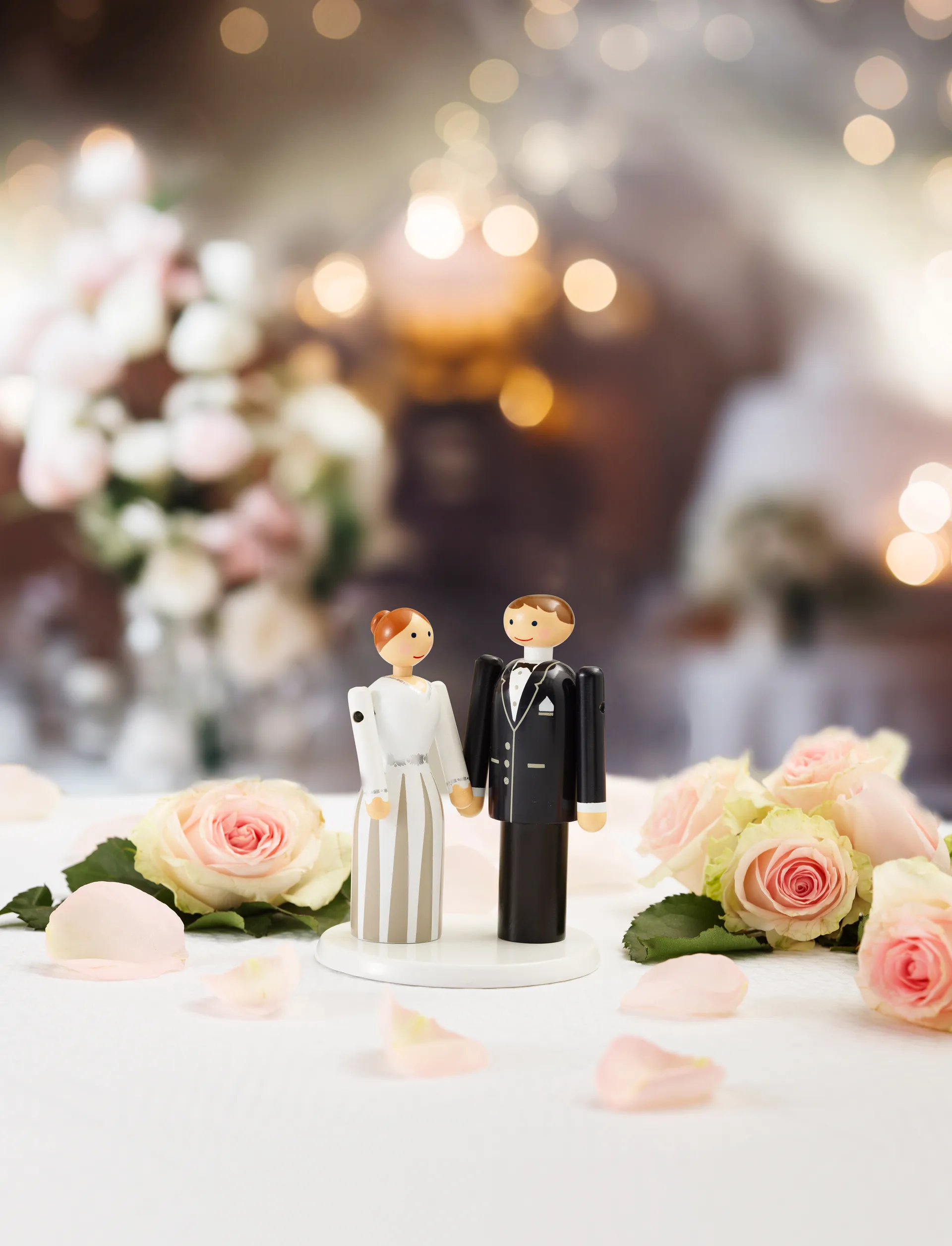 Kay Bojesen bride, Blue-black-white, 12 cm Kay Bojesen Denmark