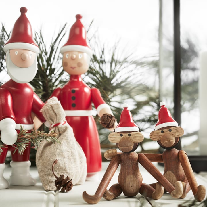 Kay Bojesen Christmas hat for the monkey mini, Red Kay Bojesen Denmark