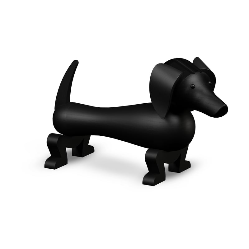 Kay Bojesen Denmark Kay Bojesen dog 18,5 cm Dark stained oak