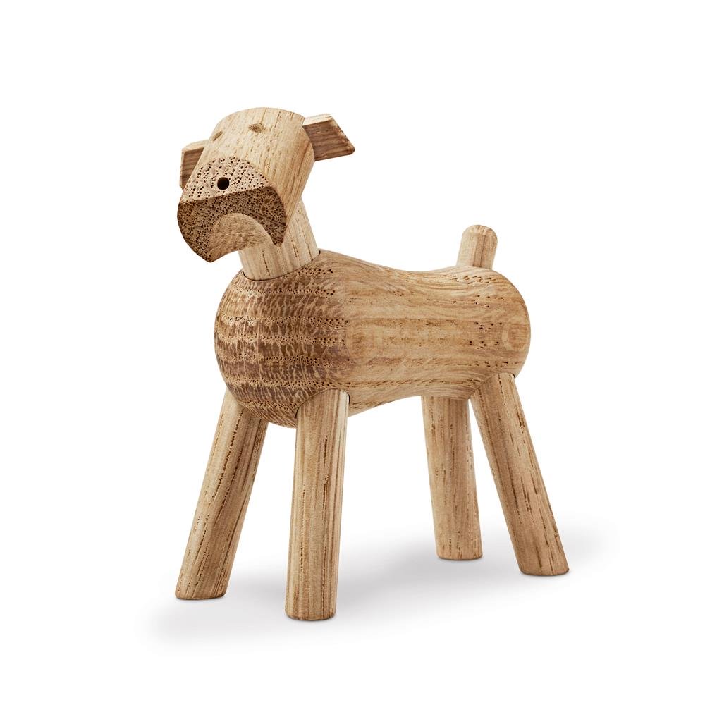 Kay Bojesen Denmark Kay Bojesen dog Tim Light oak | Scandinavian Design | Wooden figures | Brown