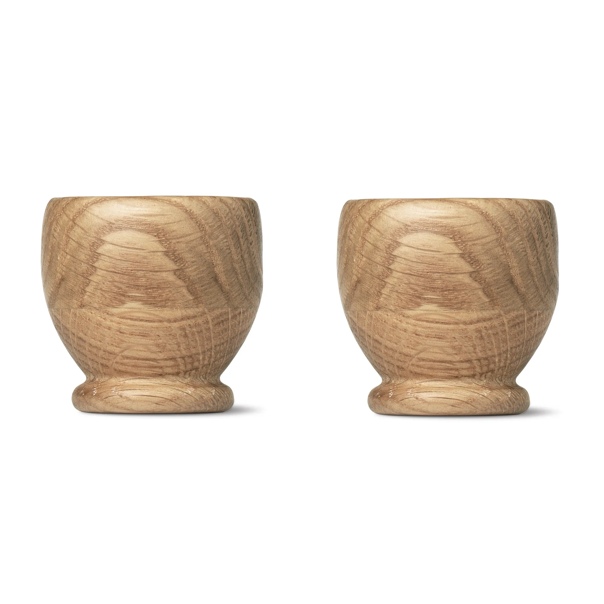 Kay Bojesen egg cup oak 2-pack, Oak Kay Bojesen Denmark