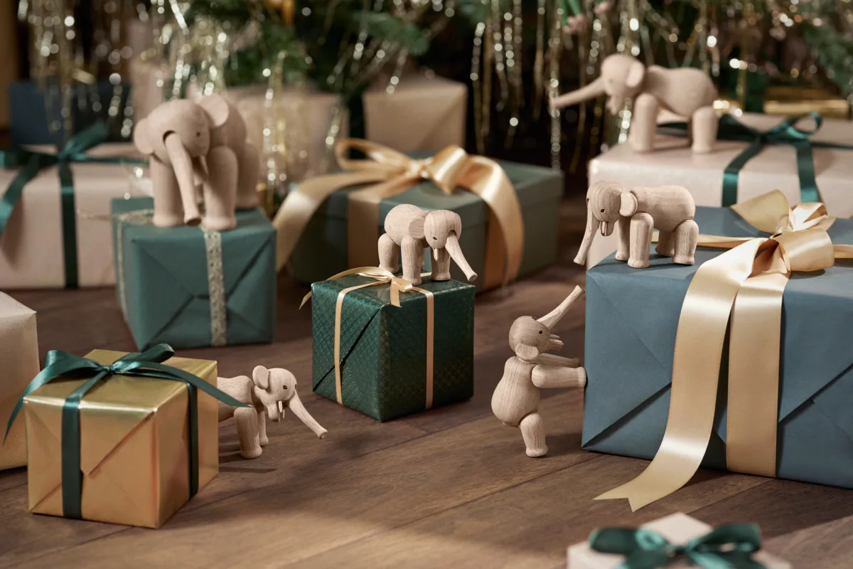 Kay Bojesen elephant Liliput, Oak Kay Bojesen Denmark