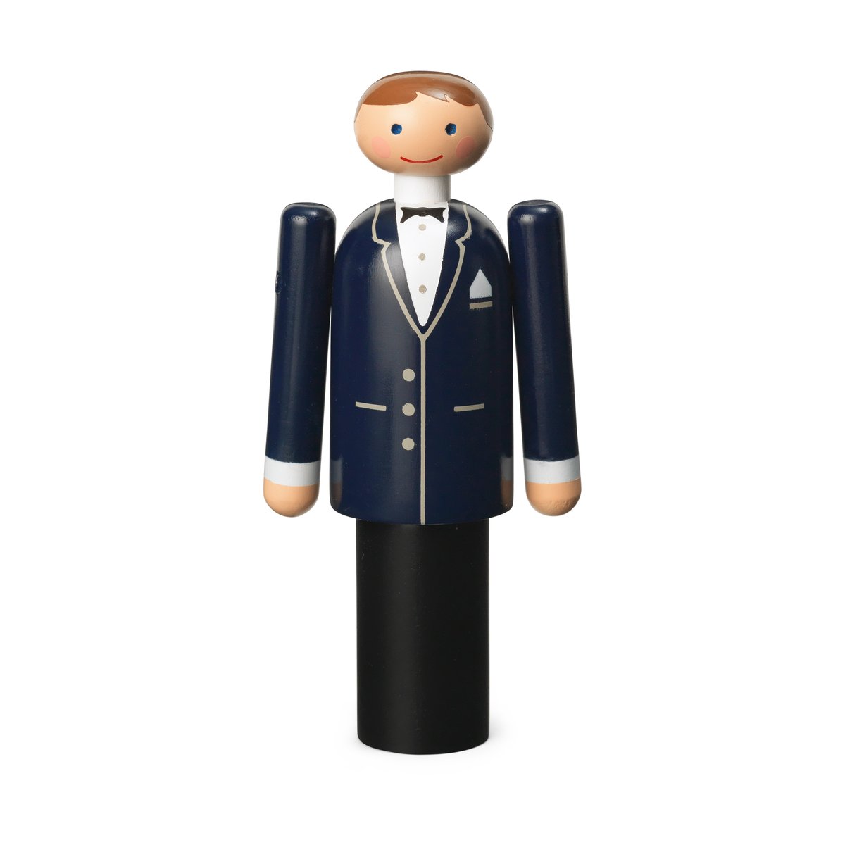 Kay Bojesen Denmark Kay Bojesen groom Blue-black-white, 12 cm