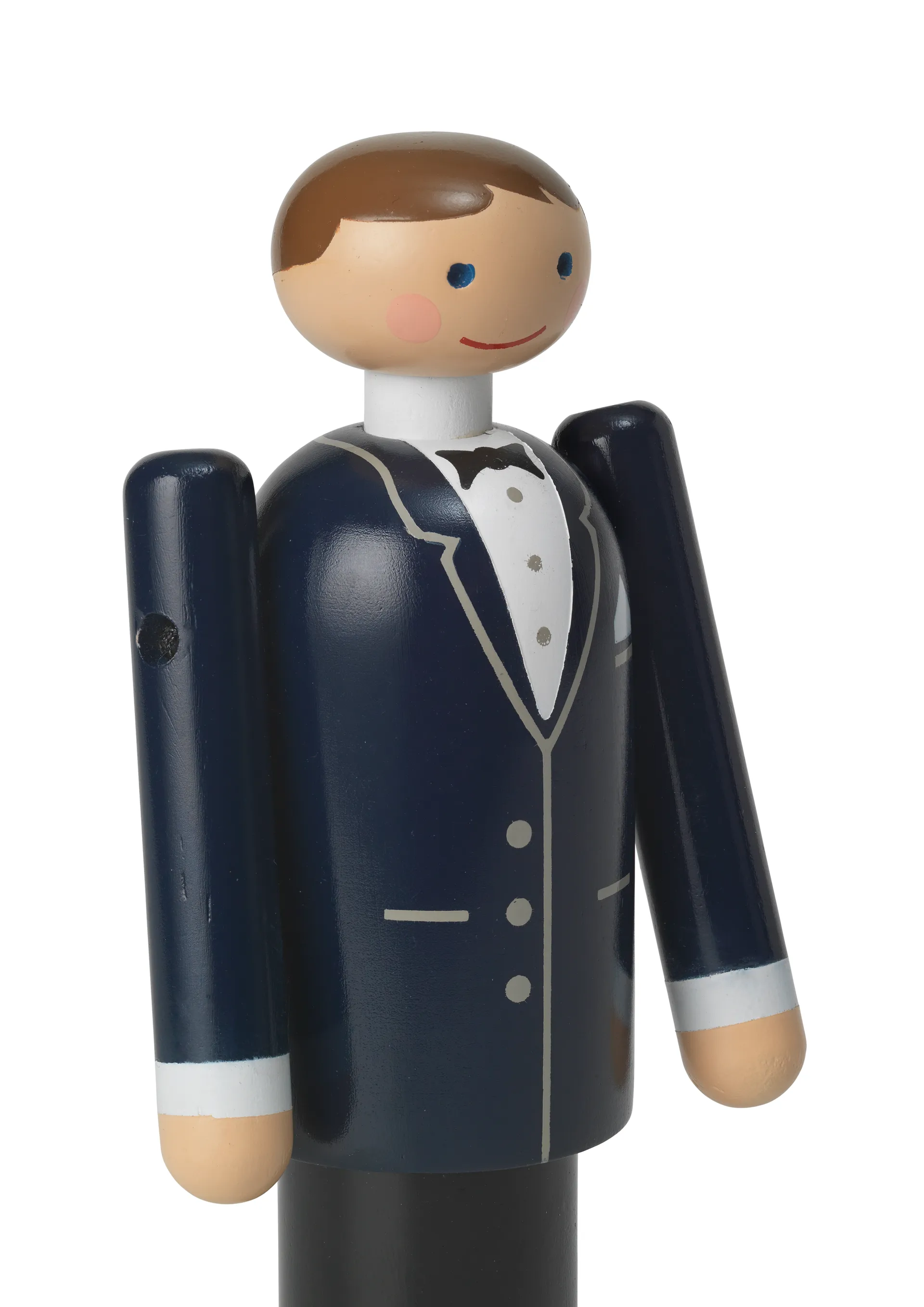 Kay Bojesen groom, Blue-black-white, 12 cm Kay Bojesen Denmark