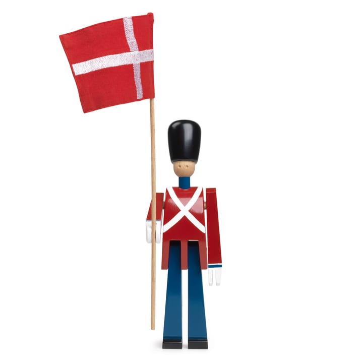 Kay Bojesen guard with textile flag - 22 cm - Kay Bojesen Denmark