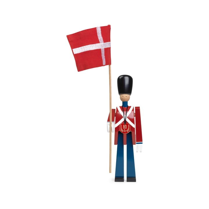 Kay Bojesen guard with textile flag - 29 cm - Kay Bojesen Denmark