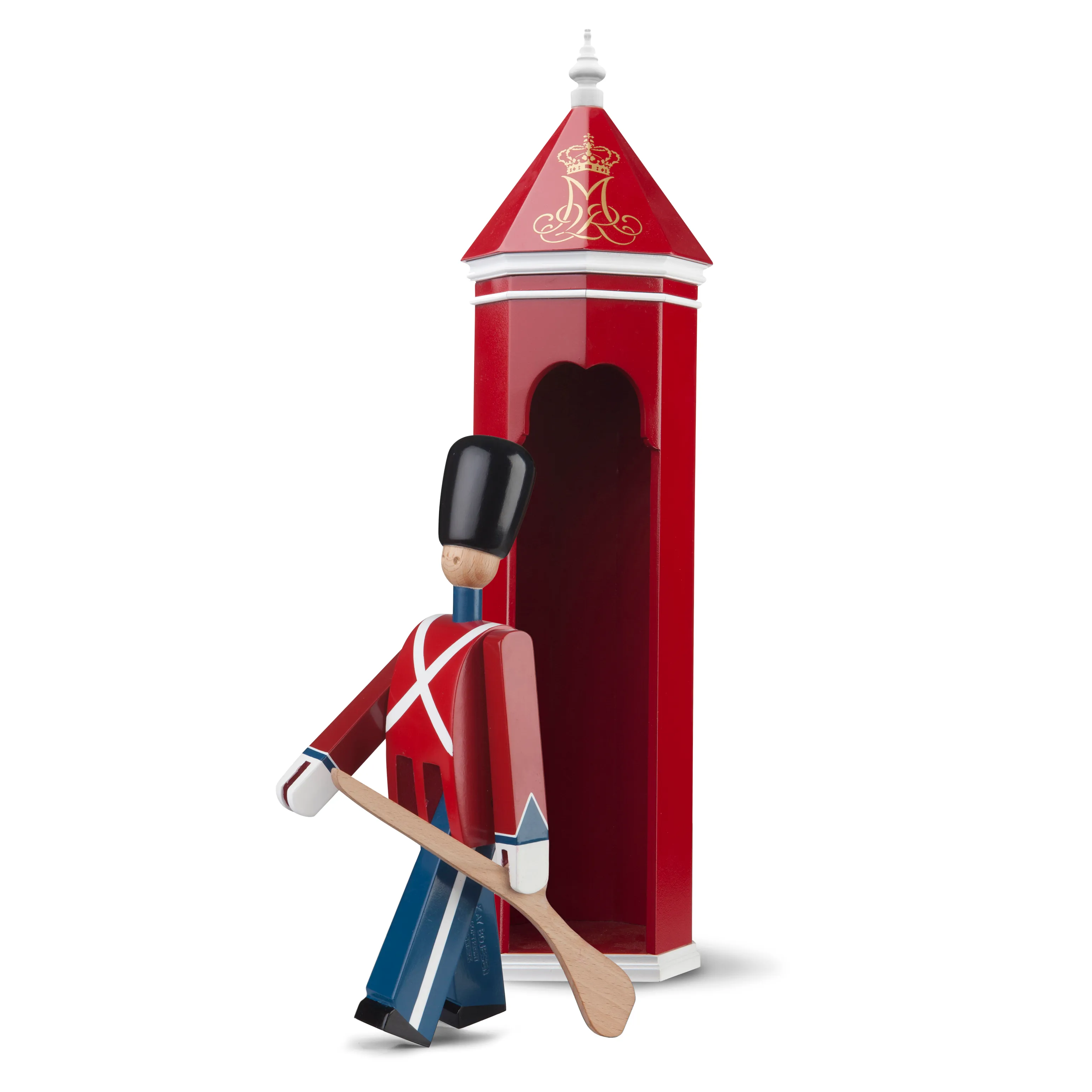 【新品】KAY BOJESEN denmark 人形　デンマーク国旗 Kay Bojesen guard with textile flag from Kay Bojesen Denmark