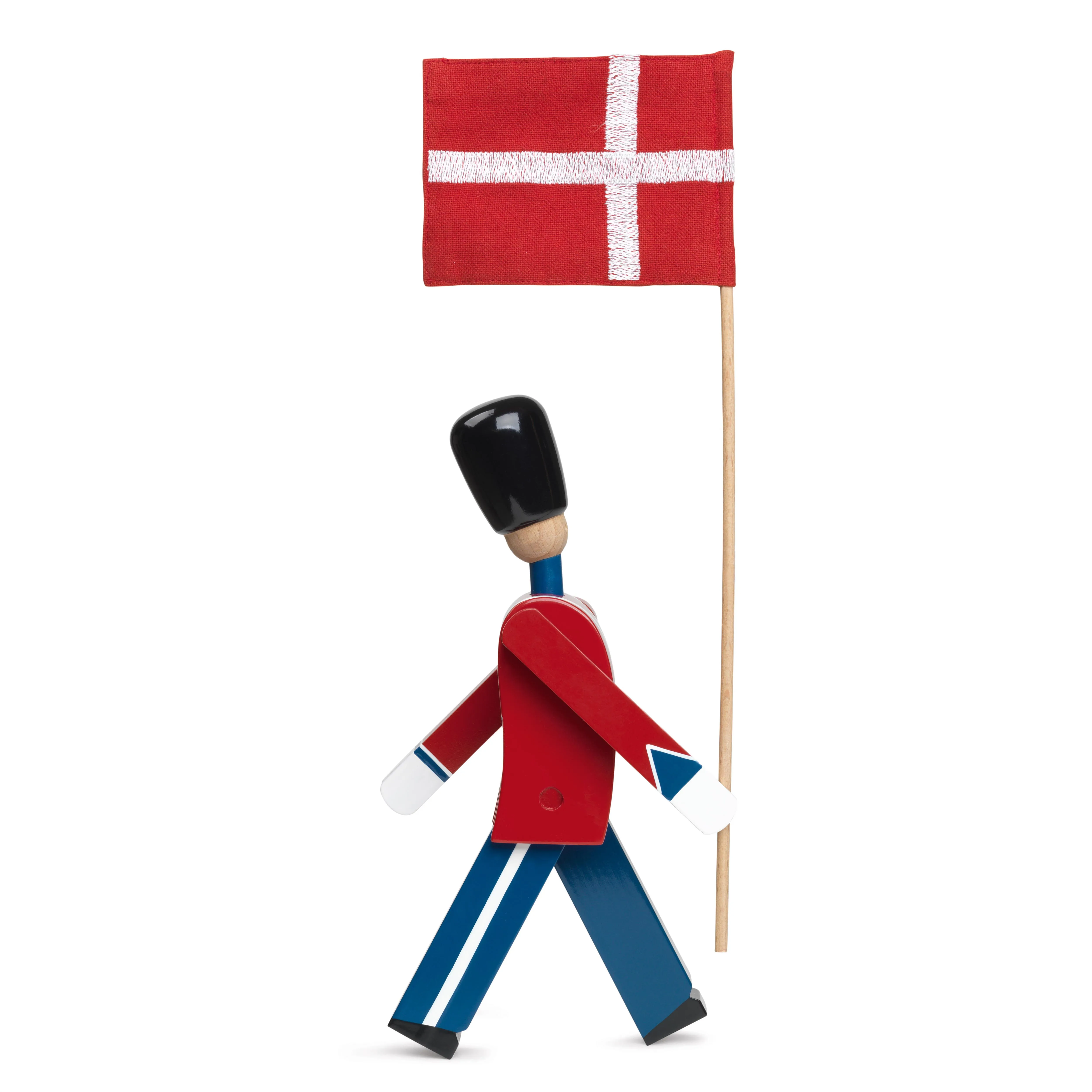 KAY BOJESEN Denmark FANEBÆRER 置物 デンマーク Kay Bojesen guard with textile flag from Kay Bojesen Denmark