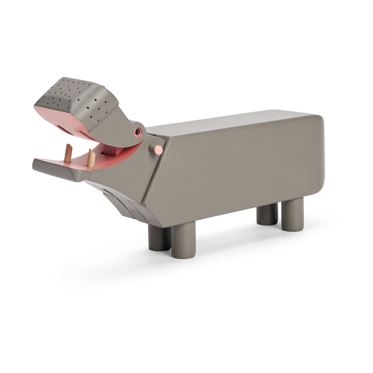 Kay Bojesen Denmark Kay Bojesen hippo Grey | Scandinavian Design | Wooden figures | Grey