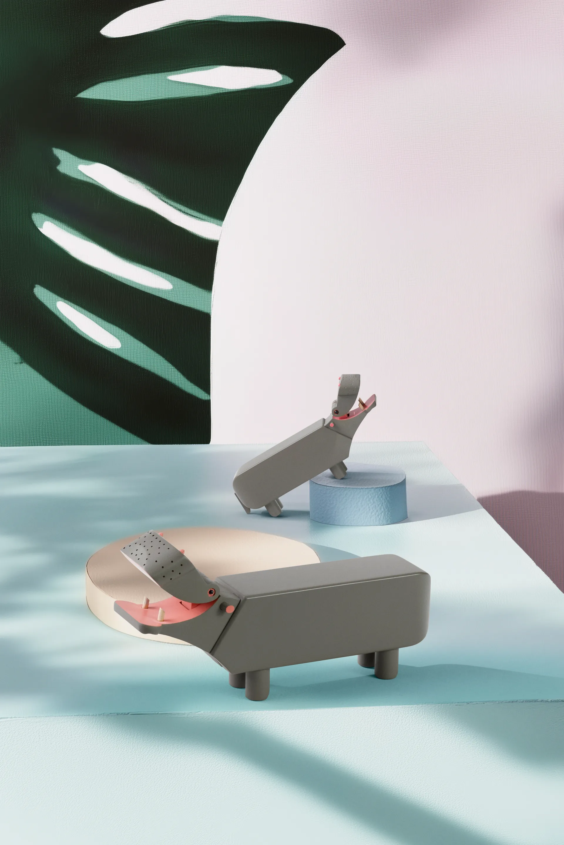 Kay Bojesen hippo, Grey Kay Bojesen Denmark