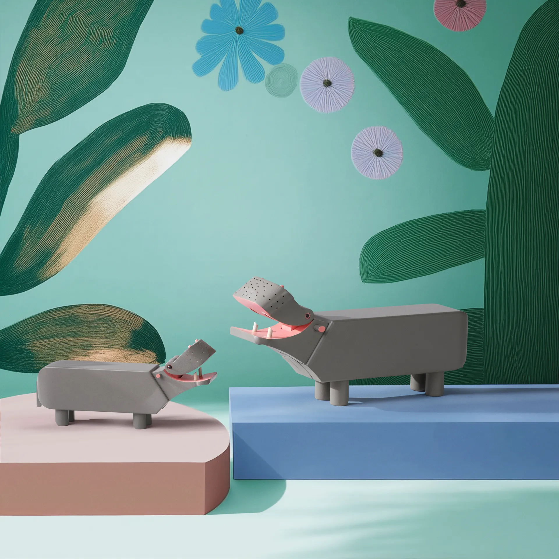 Kay Bojesen hippo, Grey Kay Bojesen Denmark