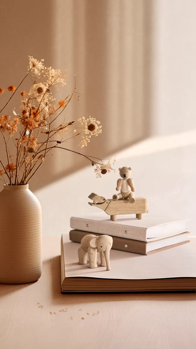 Kay Bojesen Liliput 3 pieces, Untreated oak, untreated maple Kay Bojesen Denmark