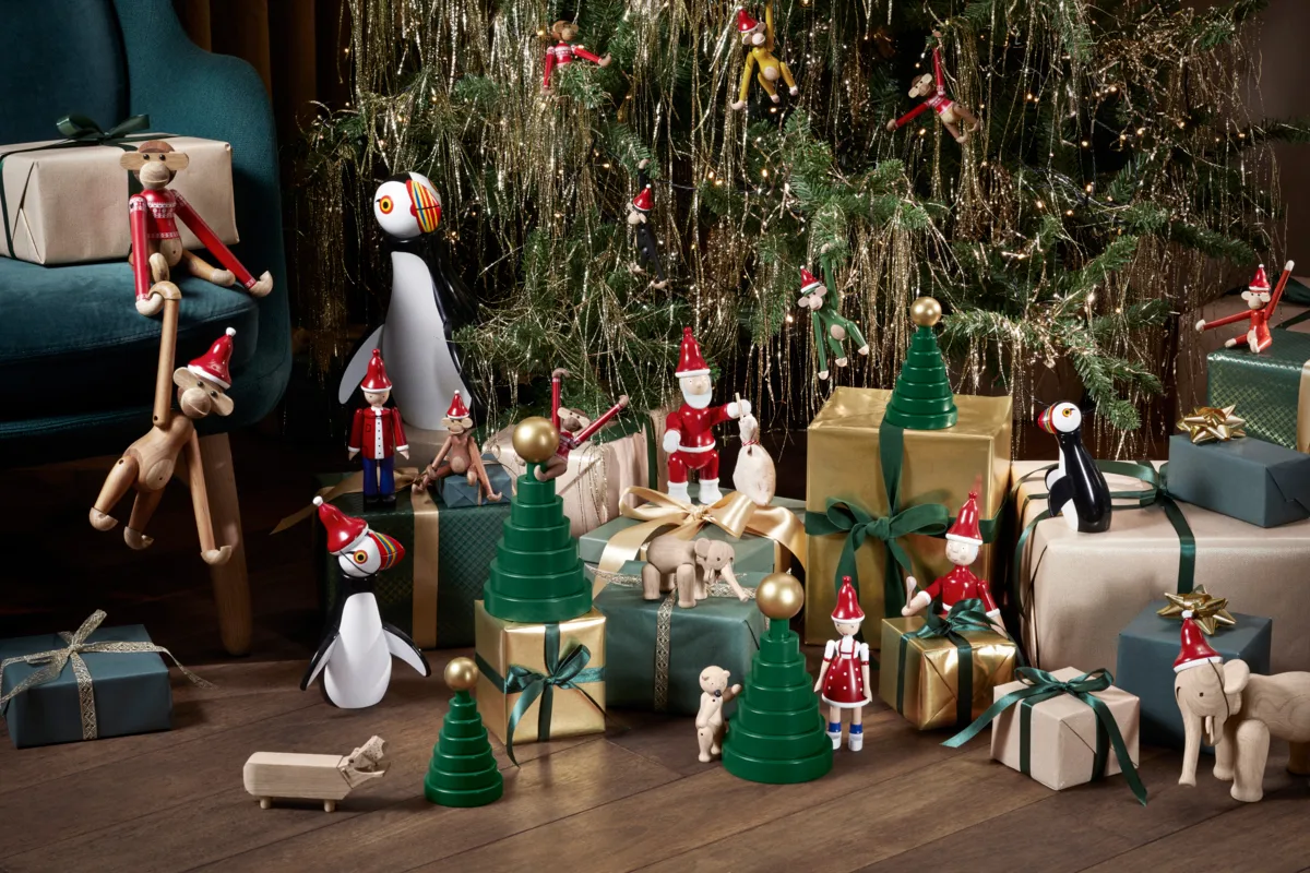 Kay Bojesen Liliput 3 pieces, Untreated oak, untreated maple Kay Bojesen Denmark