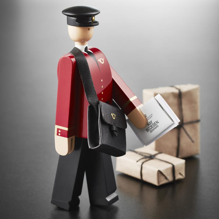 Kay Bojesen mailman Einar, red-black Kay Bojesen Denmark
