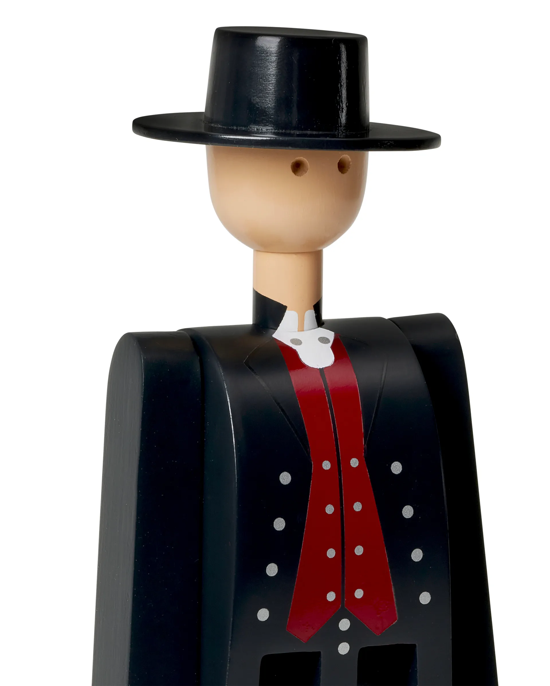 Kay Bojesen man in Norwegian folk costume, Black-red-white Kay Bojesen Denmark